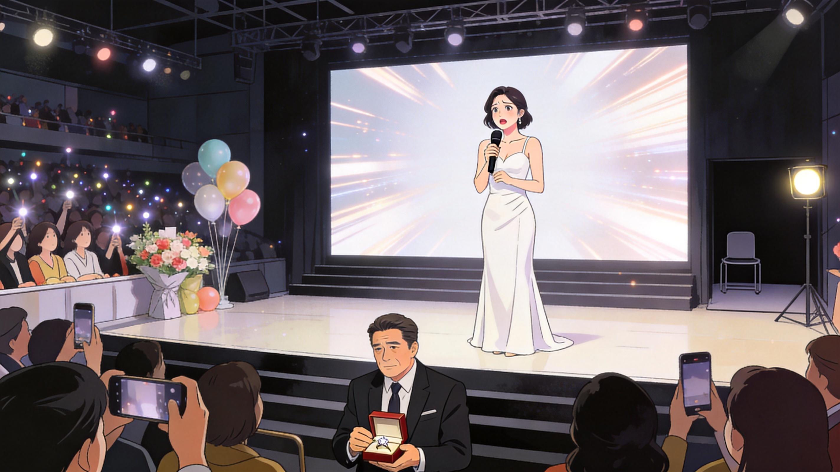 顶流女星隐婚被曝演唱会现场